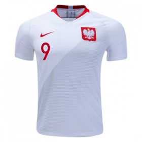 Koszulka Polska Robert Lewandowski 9 Domowe Koszulki Piłkarskie Mistrzostwa Świata 2018